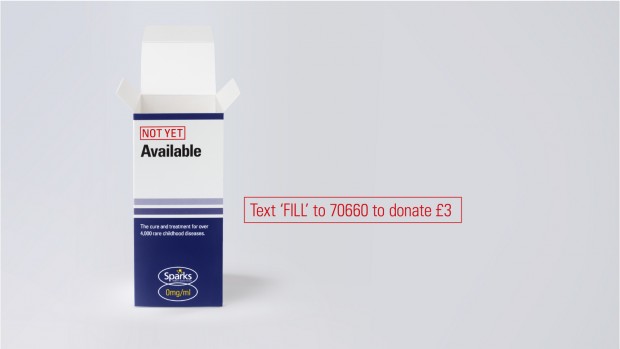 NOT YET Available campaigns donations box for rare disease
