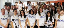 A group shot of House of Fraser City Challenge participants