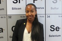Angellica Bell headshot at a project visit