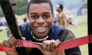 Man is excited to compete in the spartan race on behalf of Sparks