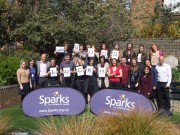Sparks team wishing the London Marathon runners goodluck