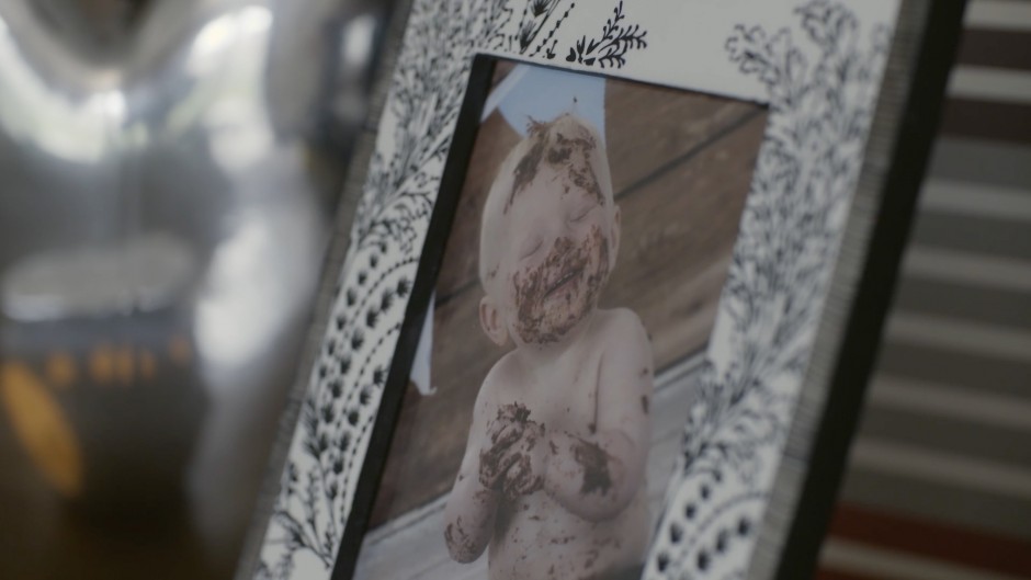 A photo of Zach, who has Krabbe Disease, before he became ill