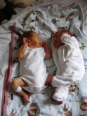 Brothers George and Oliver