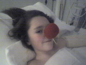 Rachel in hospital Rachel in hospital